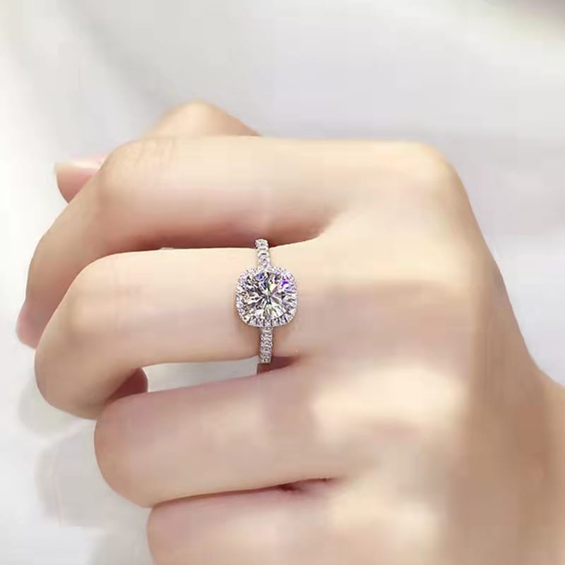 Squar Ring Adjustable Ring for Women-CRSH999