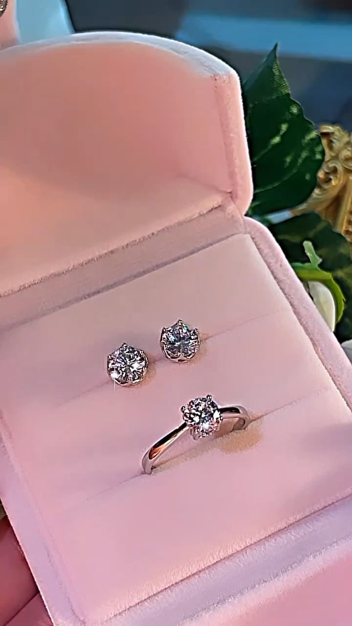 Elegant Silver Zircon Tops with Birthstone Ring for Girl/women ( CRSH377)