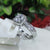 Styliah Diamond Cut Stone Adjustable Ring -CRSH395