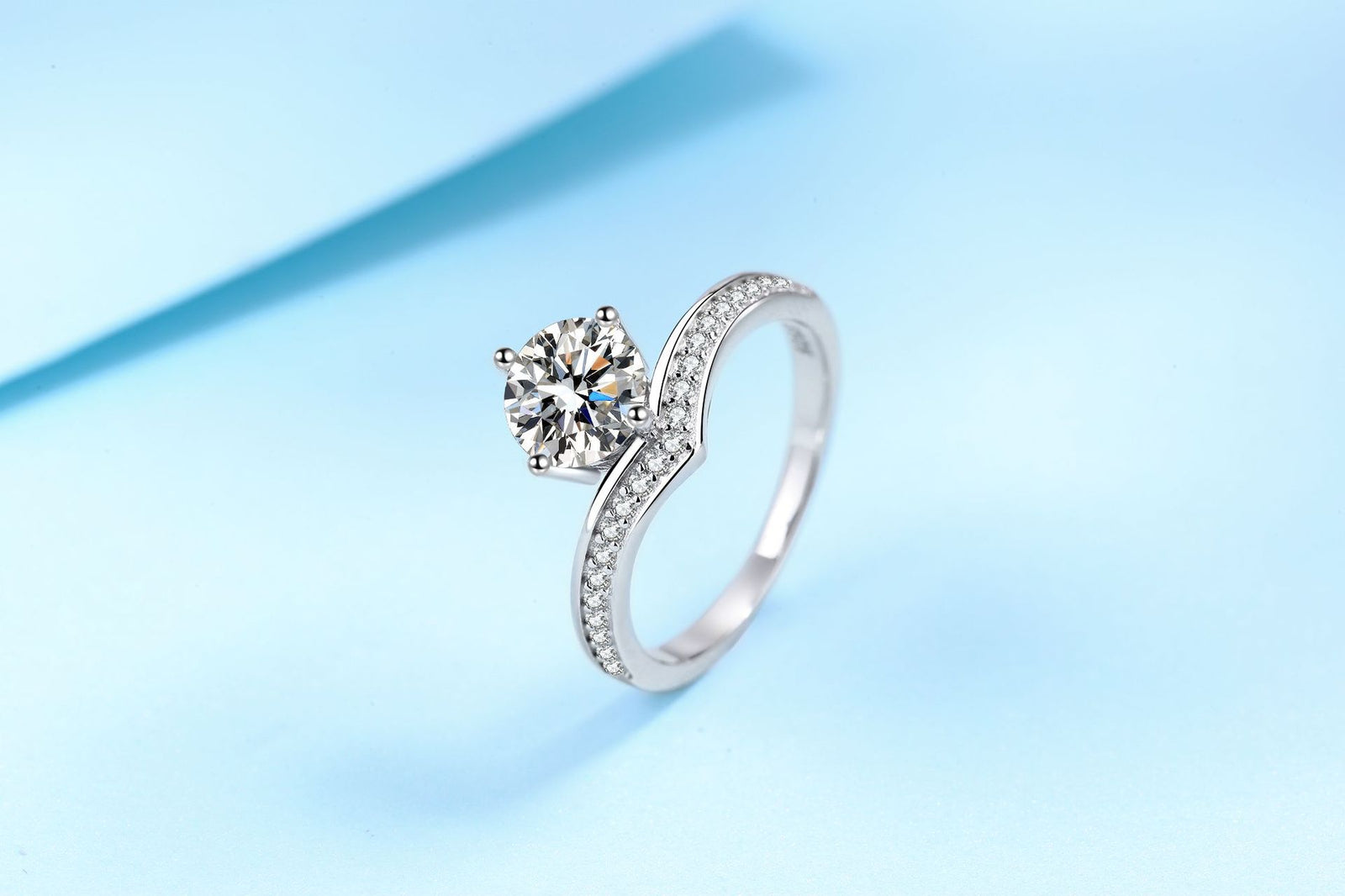 Adjustable size imported silver ring