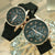 T.O.M.I Stainless Steel Trendy Couple Watch - RF-335