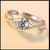 Elegant Heart Diamond Cut Zircon Adjustable-CRSH375