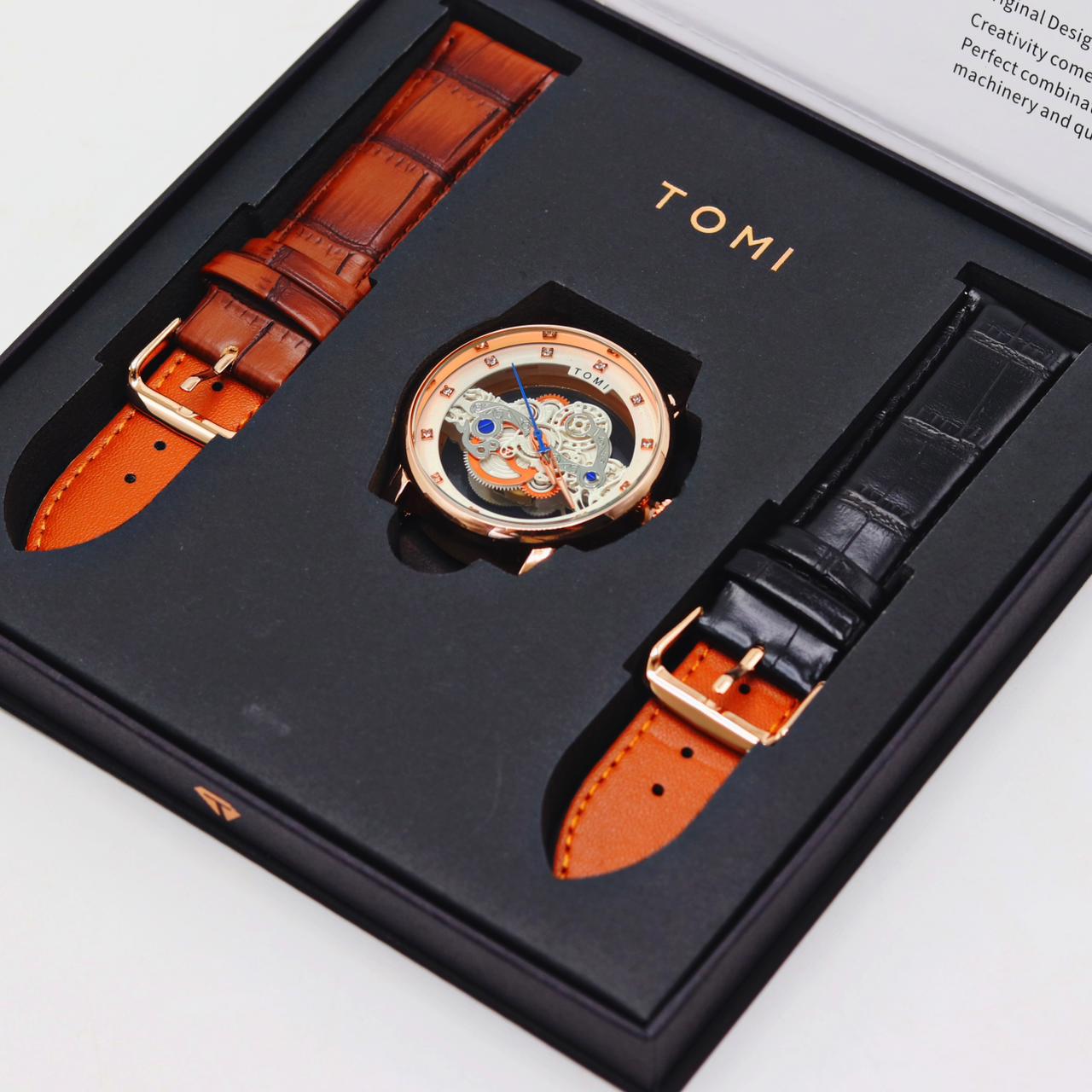 T.O.M.I Face Gear Dual Straps Watch - RP-556