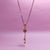 Stylish Golden Ball Necklace With Zircon For Girls/Women - zebaishjewellers
