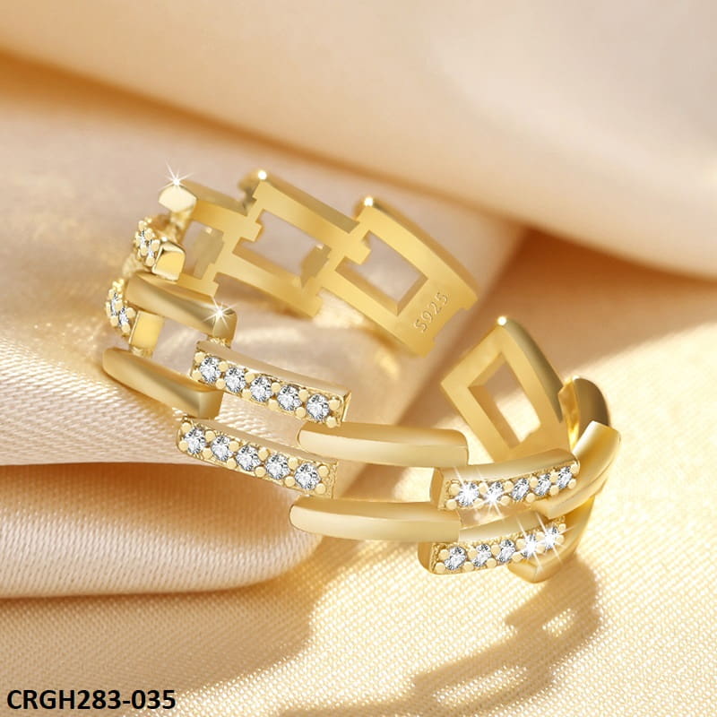 HNJ Zigzag Ring Adjustable - CRGH283