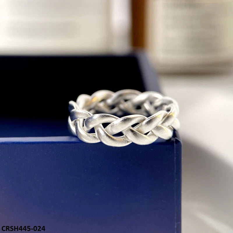 Chunky Ring Silver Plated-CRSH445