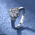 BLX Up Round Diamond Stone Tapered Adjustable Ring-CRSH486