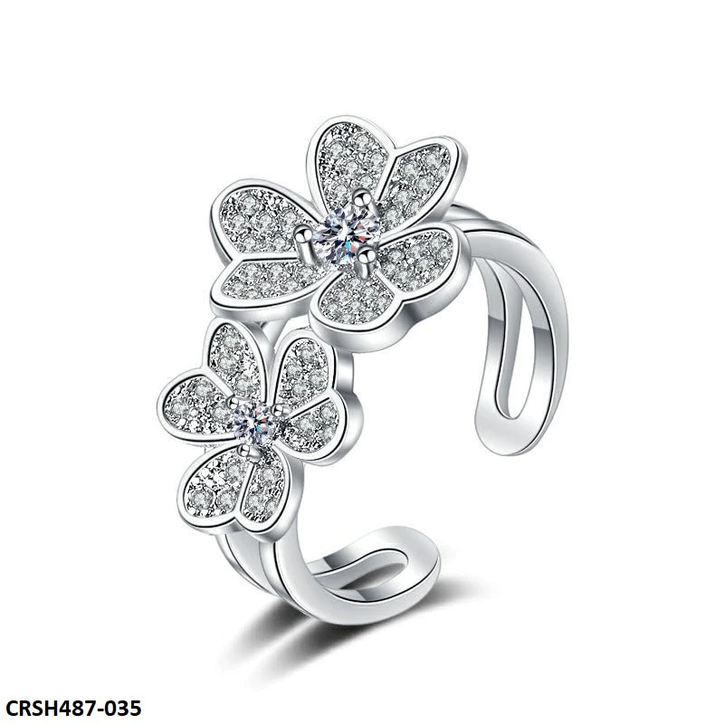 BLX Flower Layer Adjustable Ring-CRSH487