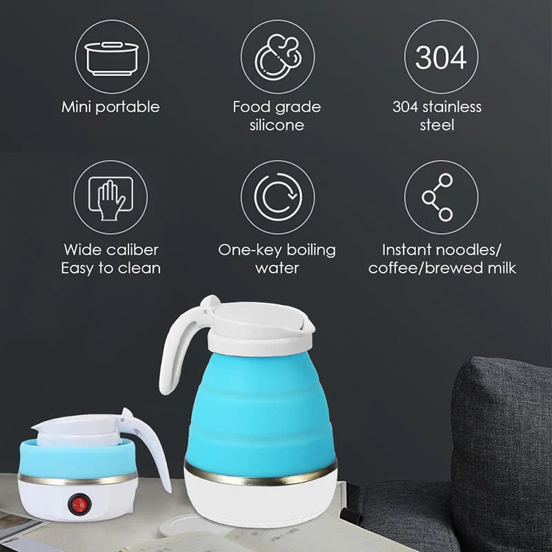 PORTABLE ELECTRIC FOLDABLE COMPACT DESIGN KETTLE