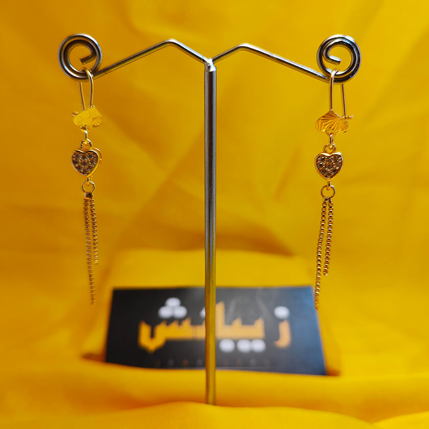Trendy Heart shape Long Chain Earrings for Girls/Women