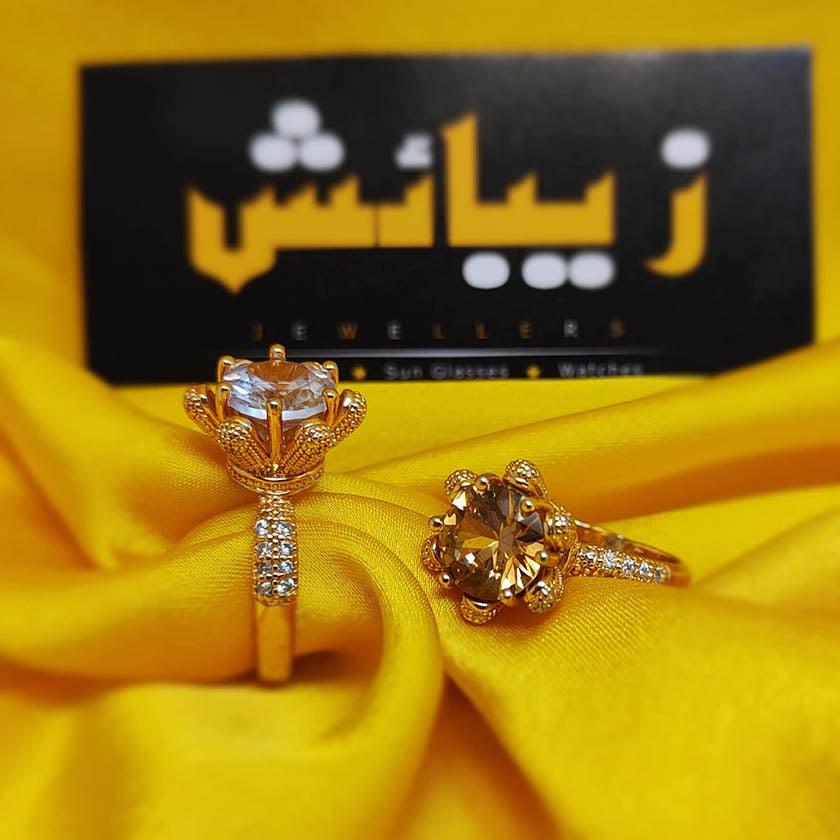 Stylish Diamond Stone Ring for Girls/Women - zebaishjewellers