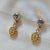 Beautiful Sparkling Stone Golden Earrings for Girls/Women - zebaishjewellers