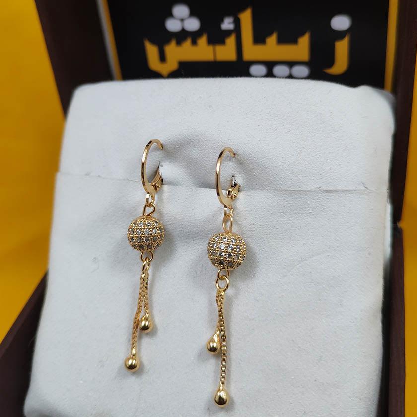 Beautiful ball shape Long Chain Earrings for Girls/Women - zebaishjewellers