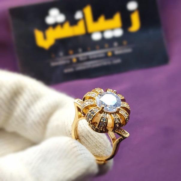 Stress Relieve Crown Spinning Anxiety Ring for Women/Girls - zebaishjewellers