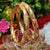 Pair of Stylish Gold Plated Bangles for Girls/Women