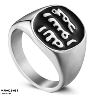 ALH Calligraphy Round Men Ring-MRH022