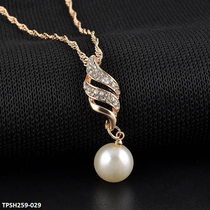 Pearl Layer Pandent Set-TPSH259