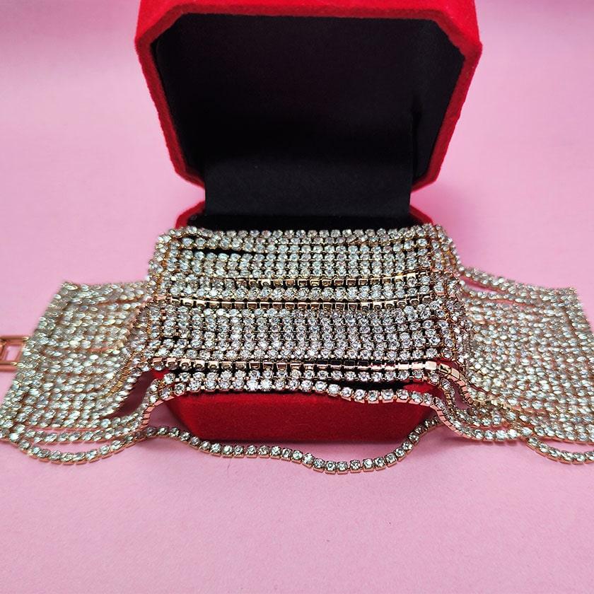 Beautiful Exquisite Luxury Roman Crystal Bracelet For Girls/Women - zebaishjewellers